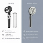 Naïade — Pommeau de douche filtrant