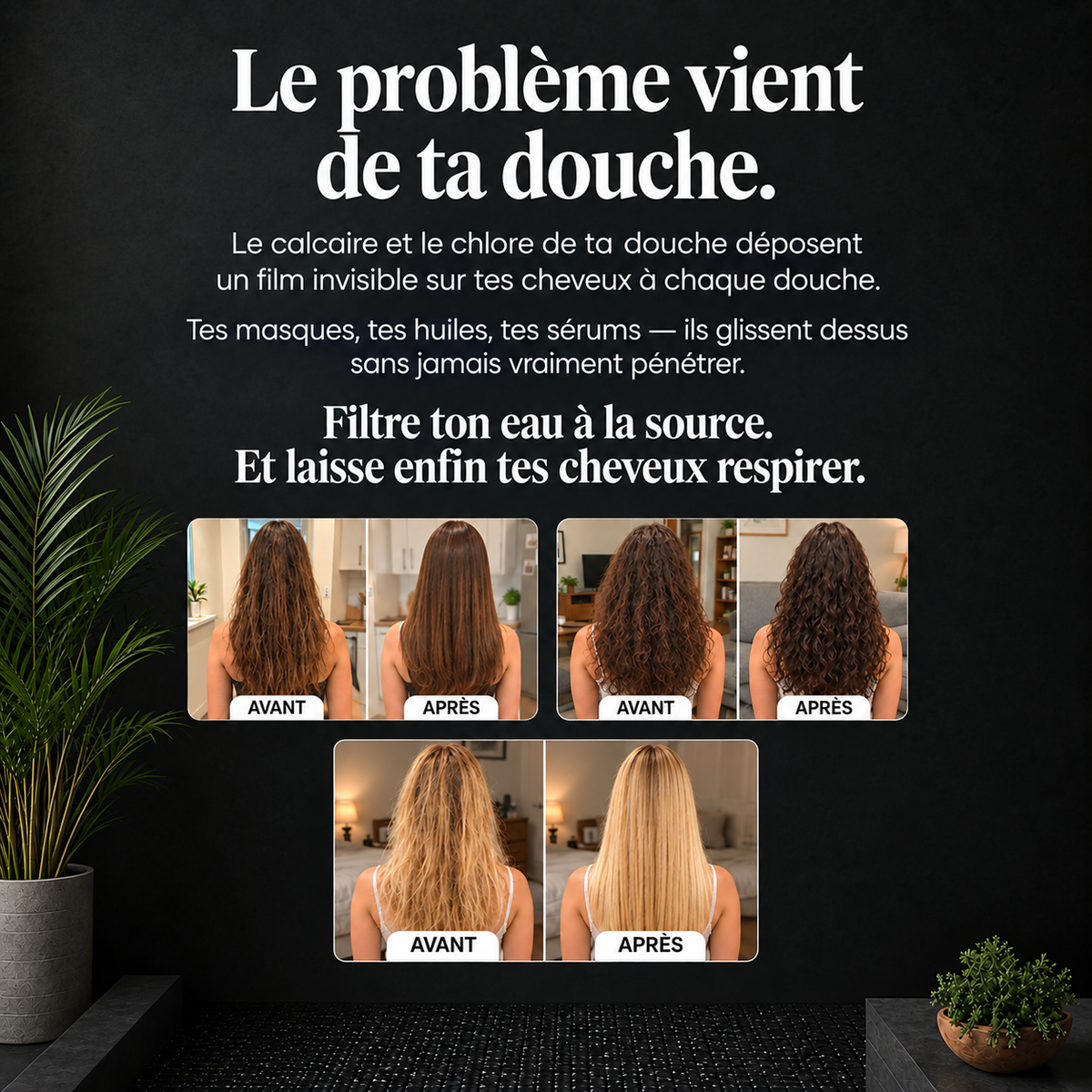 Naïade — Pommeau de douche filtrant